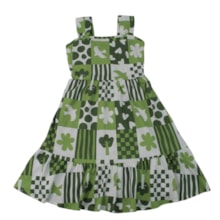 Vestido Alça Estampado Corações 1001838 - Kyly