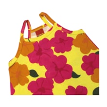 Vestido Alça Estampado Flores 1001265 - Kyly