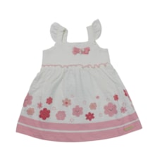 Vestido Alça Estampado Flores A0314 - Alakazoo
