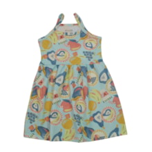 Vestido Alça Estampado Frutas  27227 - Brandili