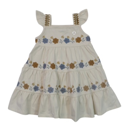 Vestido Alça Flores 2001724 - Milon
