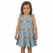 Vestido Alça Flores 2001724 - Milon