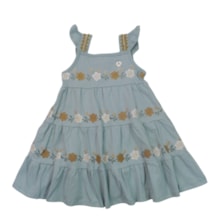 Vestido Alça Flores 2001724 - Milon
