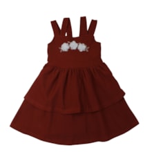Vestido Alça Flores Bordada 37476 - Angerô