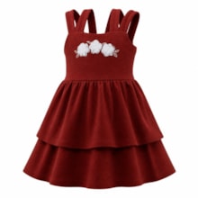 Vestido Alça Flores Bordada 37476 - Angerô