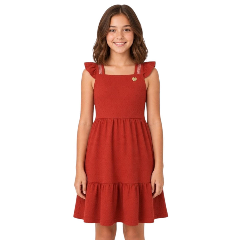 Vestido Alça Liso A5387 - Alakazoo