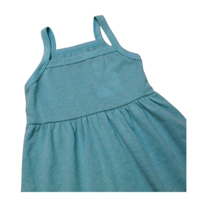 Vestido Alça Liso com Babados 57320 - Kamylus