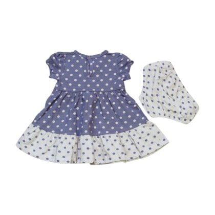 Vestido Bolinhas com Calcinha 2 Peças A0127 - Alakazoo 