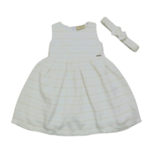 Vestido Cavado com Lurex e Faixa de Cabelo 365620 - Vrasalon