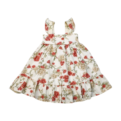 Vestido Cavado Estampa Floral 26510 - Brandili Mundi