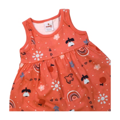 Vestido Cavado Estampado 36710 - Brandili  