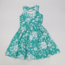 Vestido Cavado Estampado Flores 13801 - Milon 