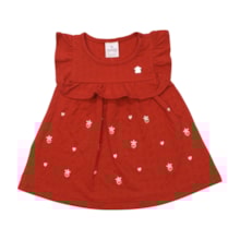 Vestido Cavado Estampado Flores 36679 - Brandili 