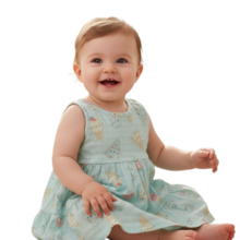 Vestido Cavado Estampado Gatinhas 27471 - Brandili