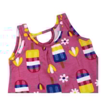 Vestido Cavado Estampado Picolé 1001238 - Kyly