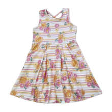 Vestido Cavado Flores 3438 - Ding Dang