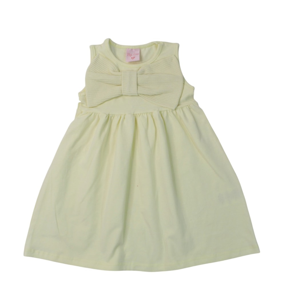 Vestido Cavado Liso com Laço 8541 - By Gus