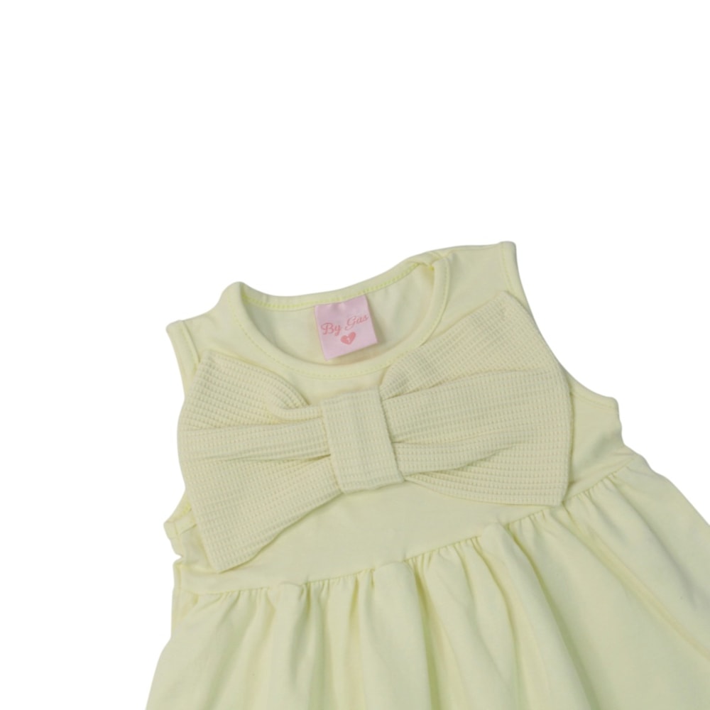 Vestido Cavado Liso com Laço 8541 - By Gus