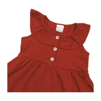 Vestido com Botões A0166 - Alakazoo 