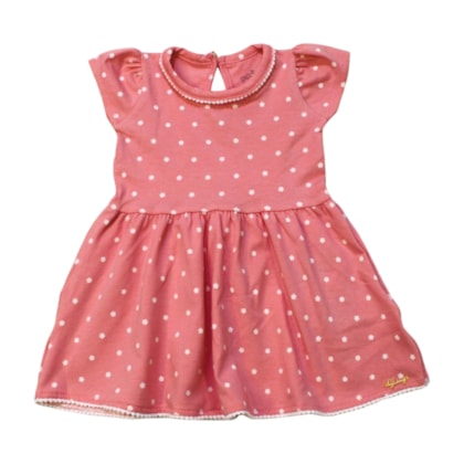 Vestido Cotton Estampado Flores - 20303 - Glinny