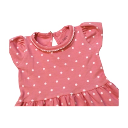 Vestido Cotton Estampado Flores - 20303 - Glinny