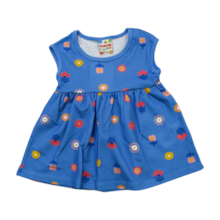 Vestido Curta Manga Flores  55710 - Brandili