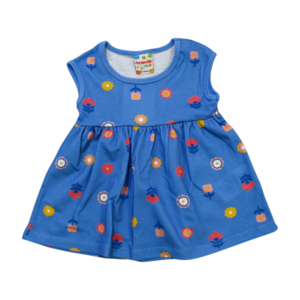 Vestido Curta Manga Flores  55710 - Brandili