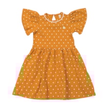 Vestido em Cotton Estampado Flores - 21629 - Glinny