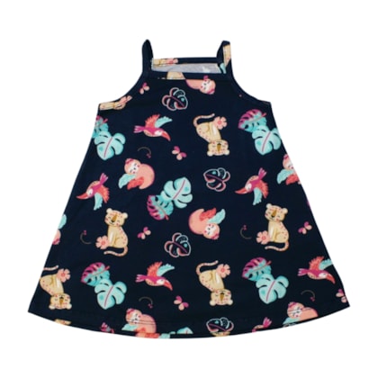 Vestido Estampa Bichos 26655 - Brandili 
