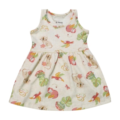 Vestido Estampado Bichos 80185 - Brandili 