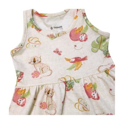 Vestido Estampado Bichos 80185 - Brandili 