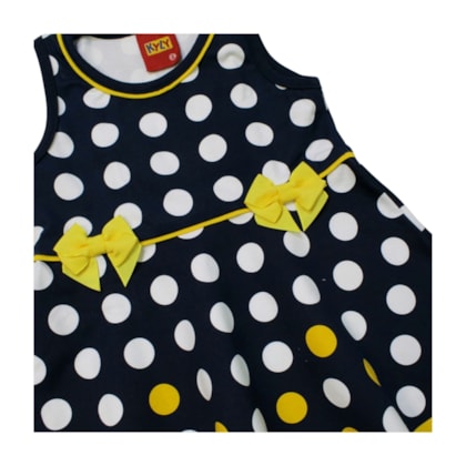 Vestido Estampado Bolas 1001006 - Kyly 