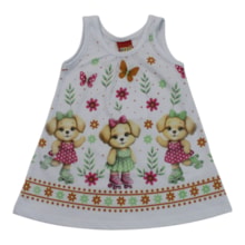 Vestido Estampado Cachorra 1001775 - Kyly