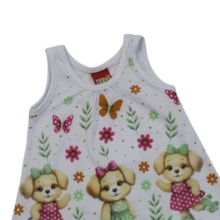 Vestido Estampado Cachorra 1001775 - Kyly