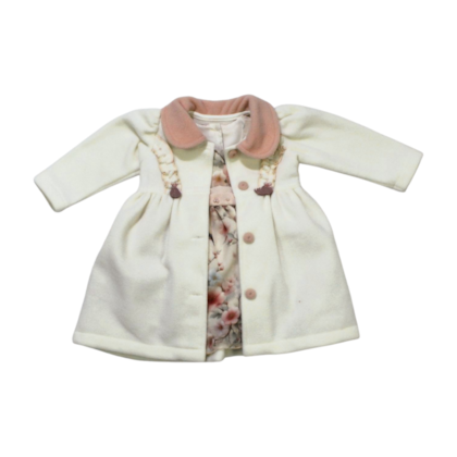 Vestido Estampado com Sobretudo 2 Peças 10618 - Mini Miss 