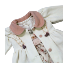 Vestido Estampado com Sobretudo 2 Peças 10618 - Mini Miss 