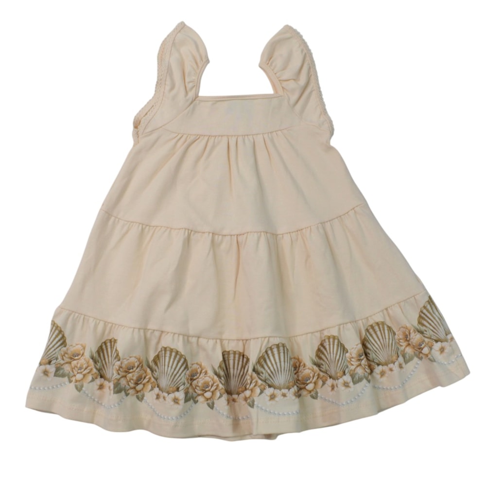 Vestido Estampado Conchas 2001996 - Milon
