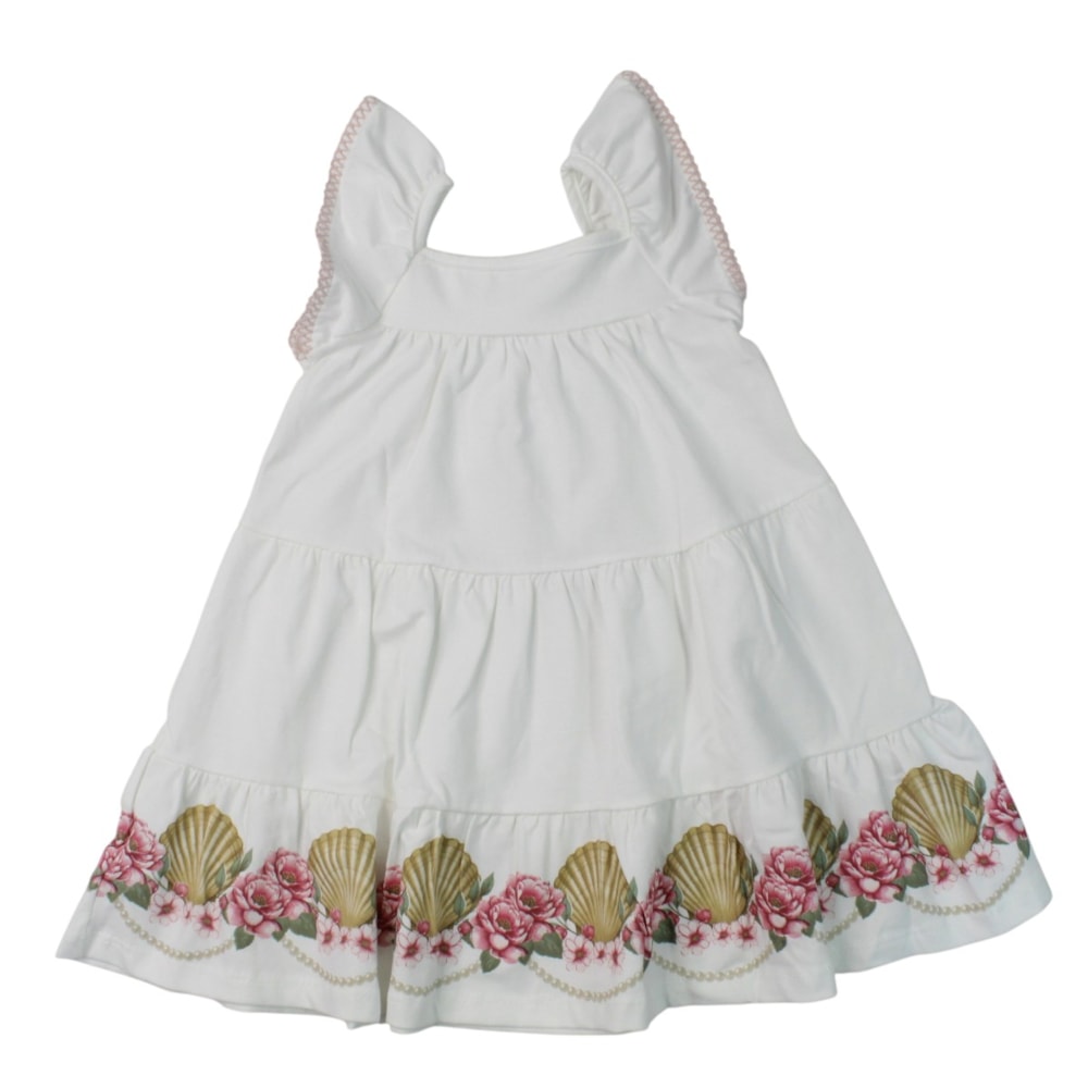 Vestido Estampado Conchas 2001996 - Milon