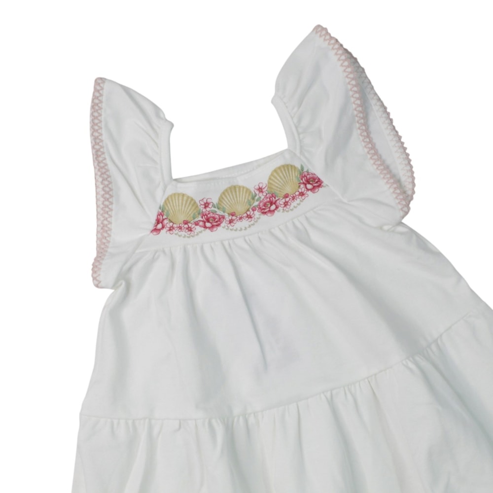Vestido Estampado Conchas 2001996 - Milon
