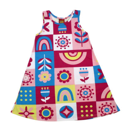 Vestido Estampado Flores 1001000 - Kyly