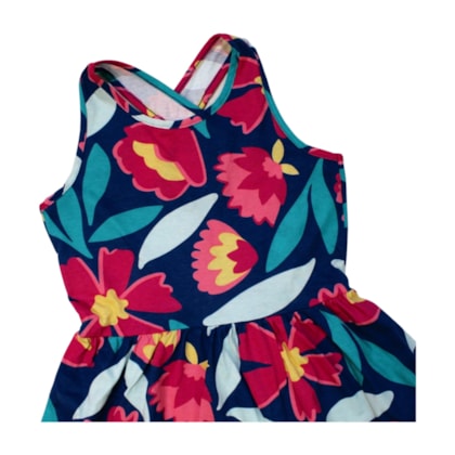 Vestido Estampado Flores 1001029 - Kyly  