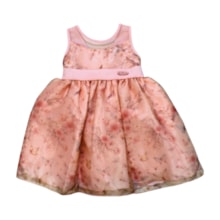 Vestido Estampado Flores 2379 - Mini Miss 