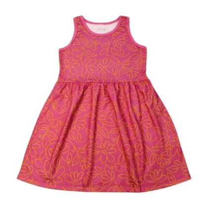 Vestido Estampado Flores 26667 - Brandili