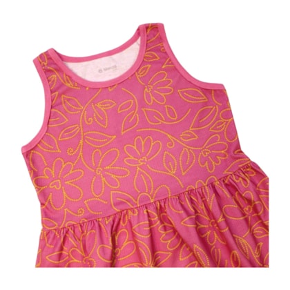 Vestido Estampado Flores 26667 - Brandili