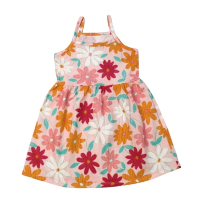 Vestido Estampado Flores 26668 - Brandili 