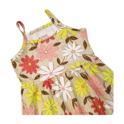 Vestido Estampado Flores 26668 - Brandili