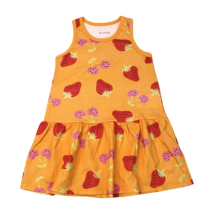 Vestido Estampado Frutas 26671 - Brandili