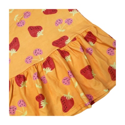 Vestido Estampado Frutas 26671 - Brandili