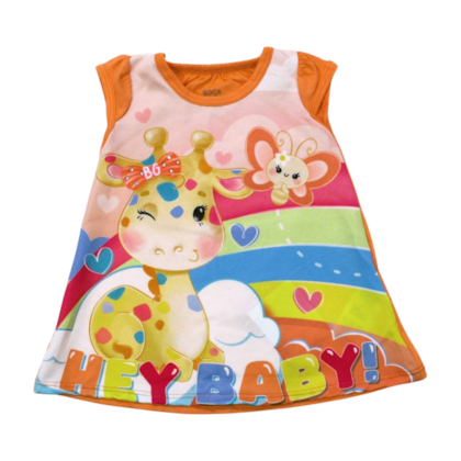 Vestido Estampado Girafa 12798 - Boca Grande 