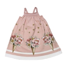 Vestido Estampado Sorvete com Strass 2001244 - Milon 